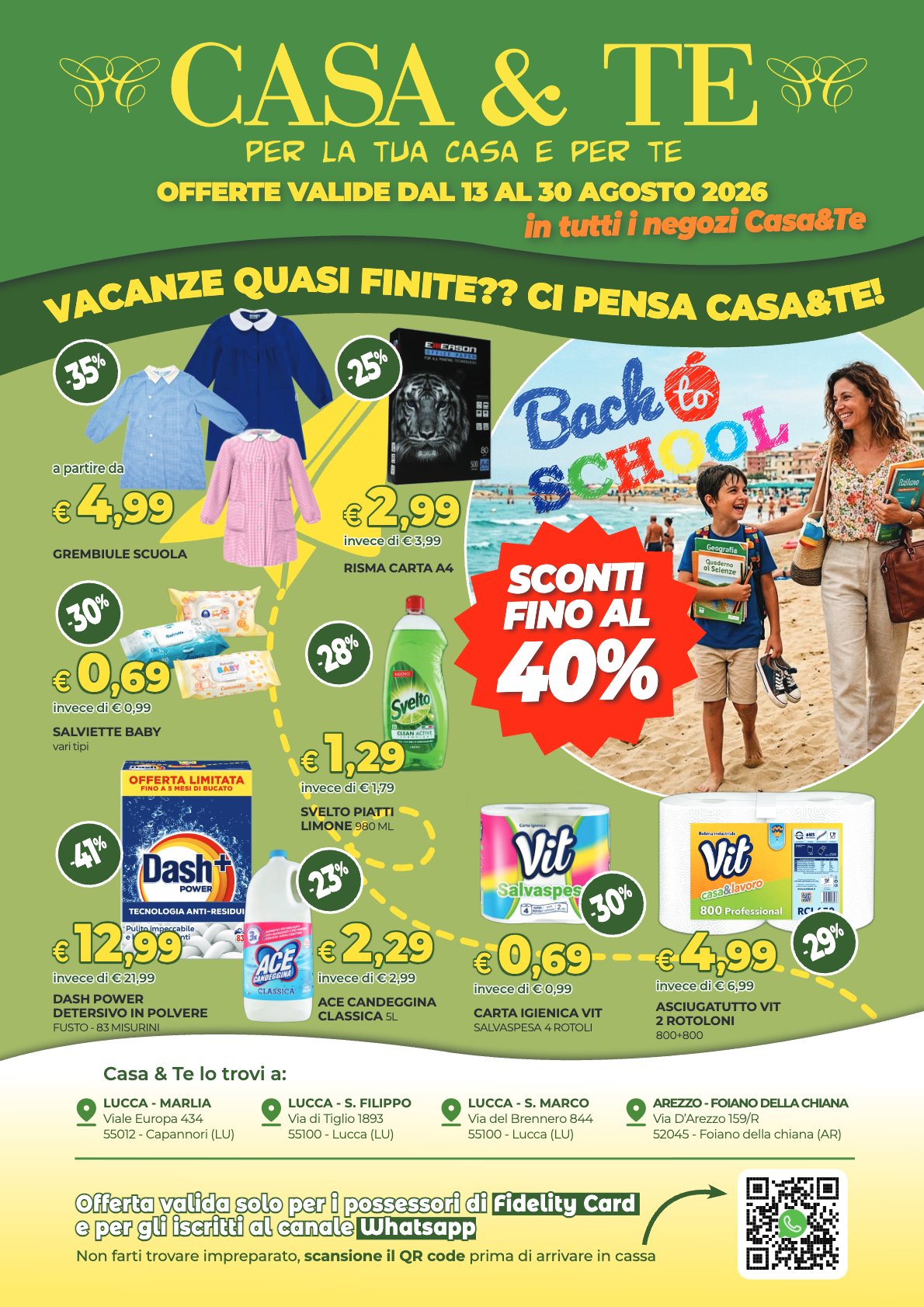 Volantino Casa Ete, promozioni luglio 2026